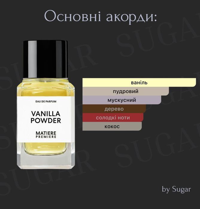 Парфуми Vanilla Powder by Sugar | Стійкість від 24 годин | 35 мл 1192 фото